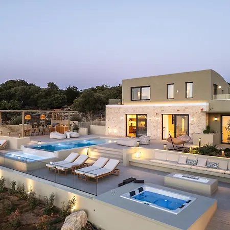 Villa Manto Villas, Heated Pool, Whirlpool, Seaview, By Thinkvilla Prines (Rethymno)